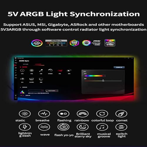 Black 9 Port ARGB PWM Fan Hub X101
