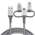 3-in-1 Braided Charging Cable X31036