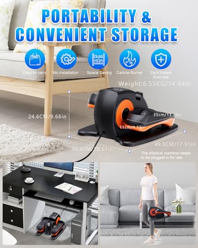 Under Desk Elliptical Machine with Remote Control R975521