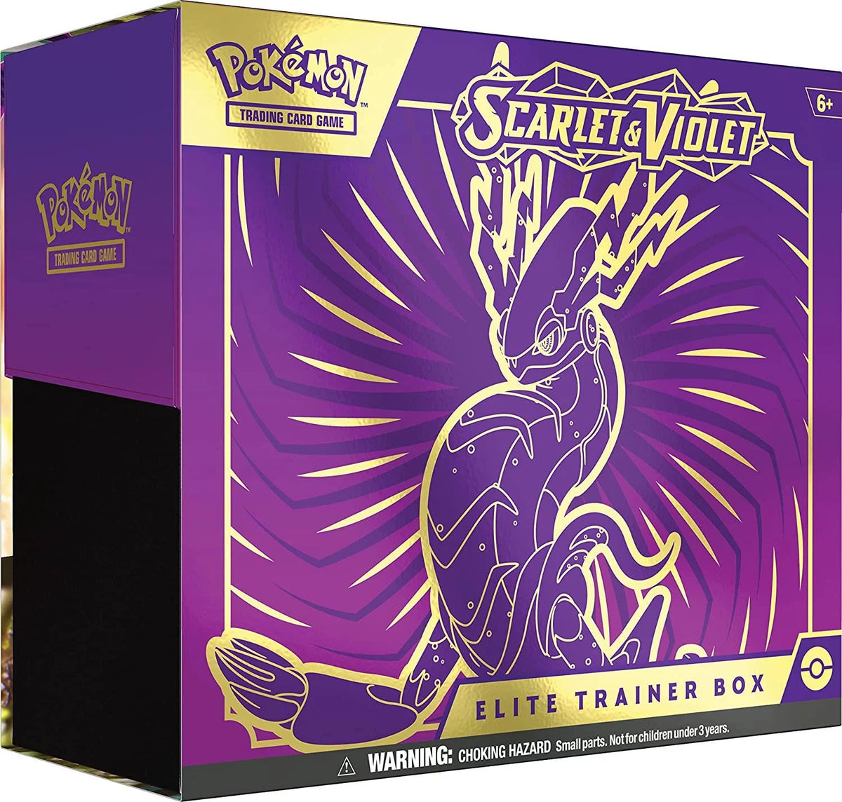Purple Elite Trainer Box with Booster Packs A717