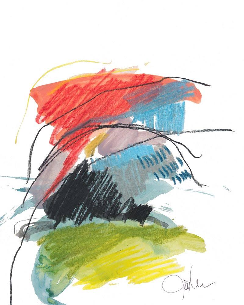 Abstract Landscape Poster Print 24 x 30 U179