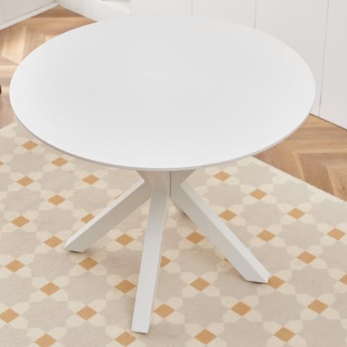 42" Faux Wood Round Dining Table O305