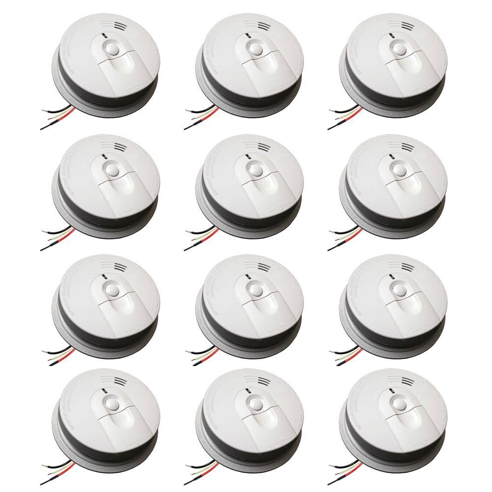 12-Pack Hardwired Smoke Detector with Ionization Sensor G354217