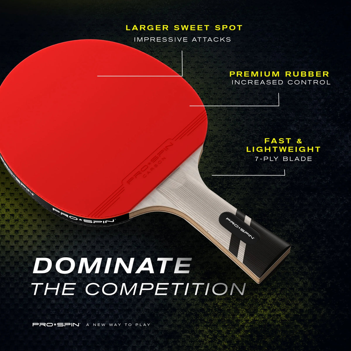 Carbon Fiber Ping Pong Paddle Table Tennis Racket N702