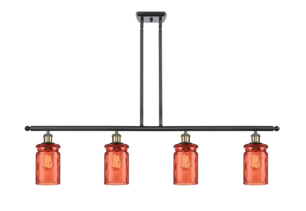 Black Antique Brass 3 Light Island Light G59464