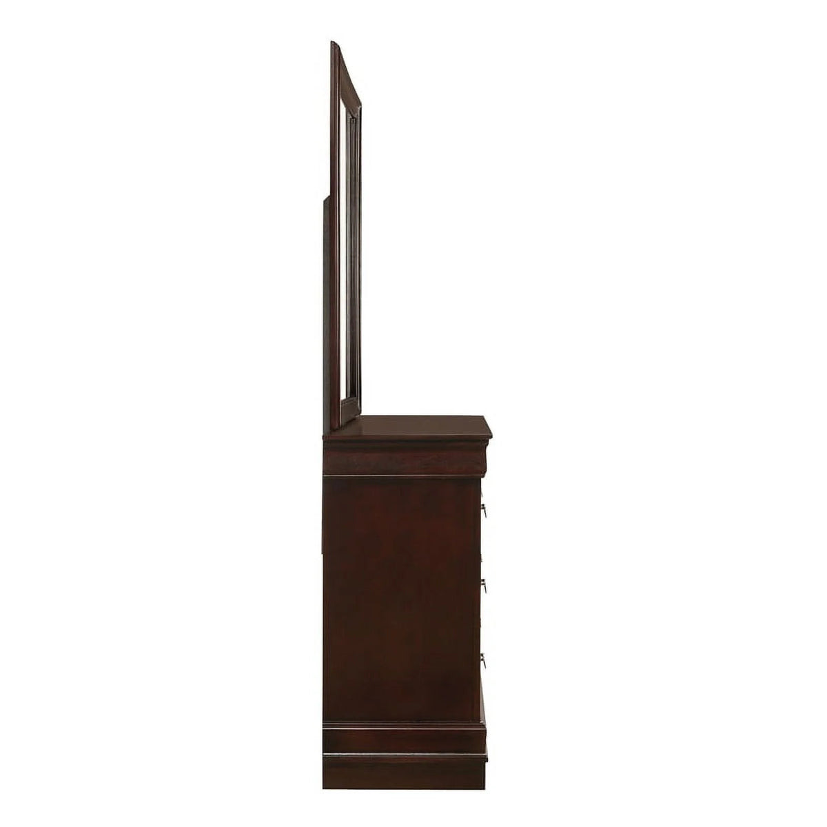 Cherry Wood 6-Drawer Dresser & Mirror P940214