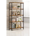 Antique Wood Metal Bookcase Z602