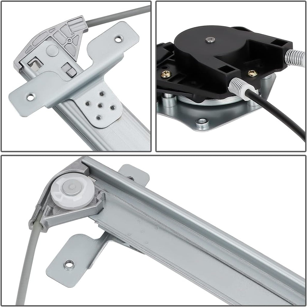 Front Power Window Regulator with Motor Assembly, Driver Left Side Pack of 2 R563596