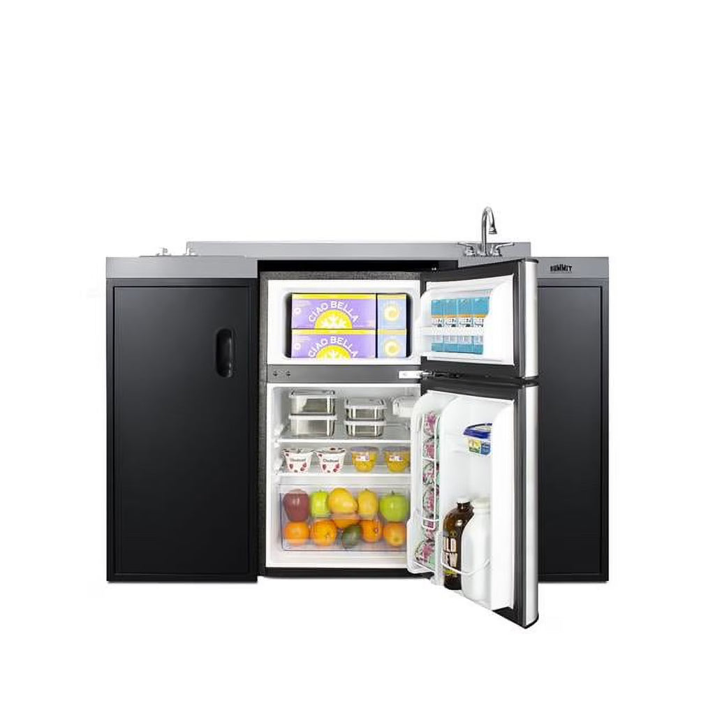 55" Wide Stainless Steel Kitchenette Q859967