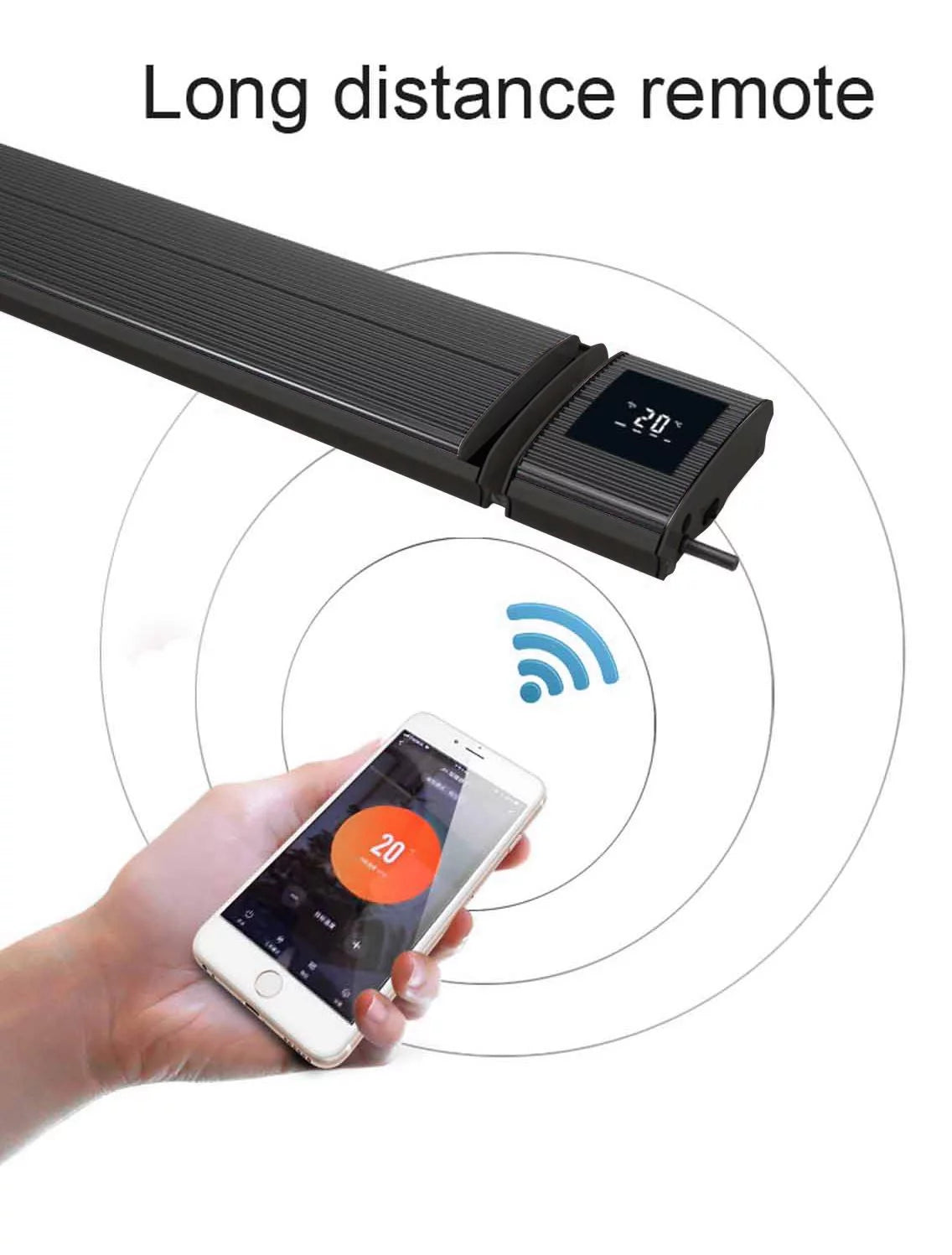 44' WiFi Smart Controlled Infrared Radiant Heater H4208