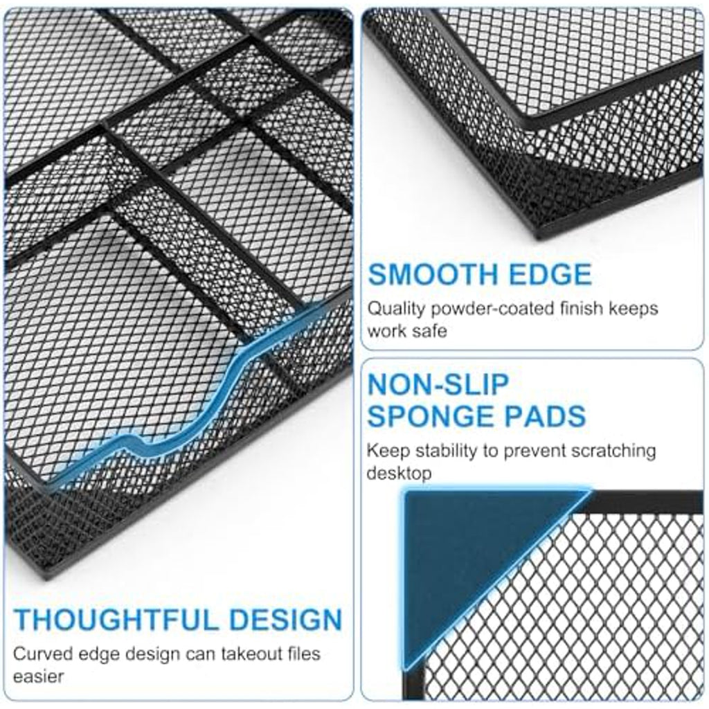 5 Grid Metal Mesh Drawer Organizer I709