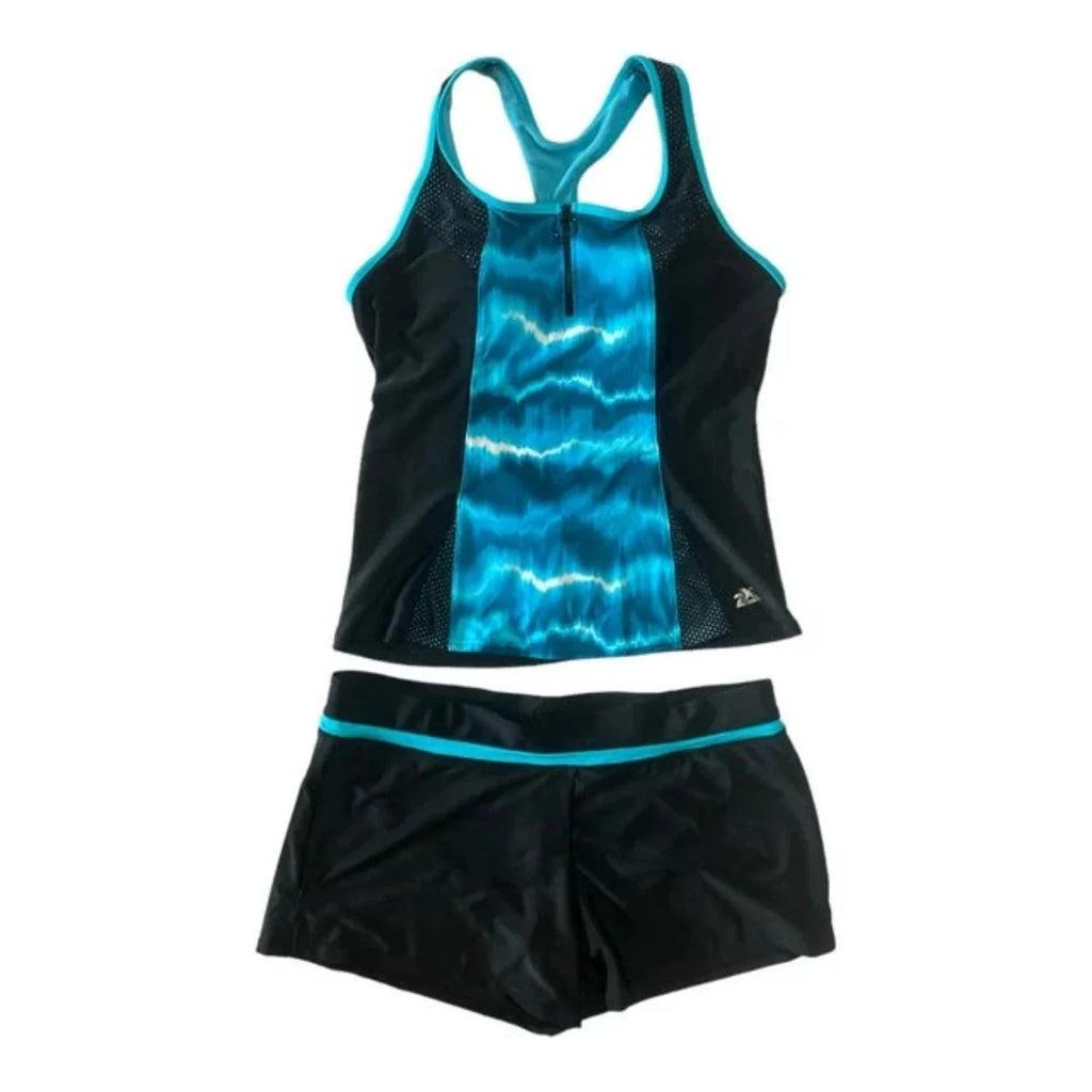 2 Piece Tankini & Shorts Swimsuit Set Y759916