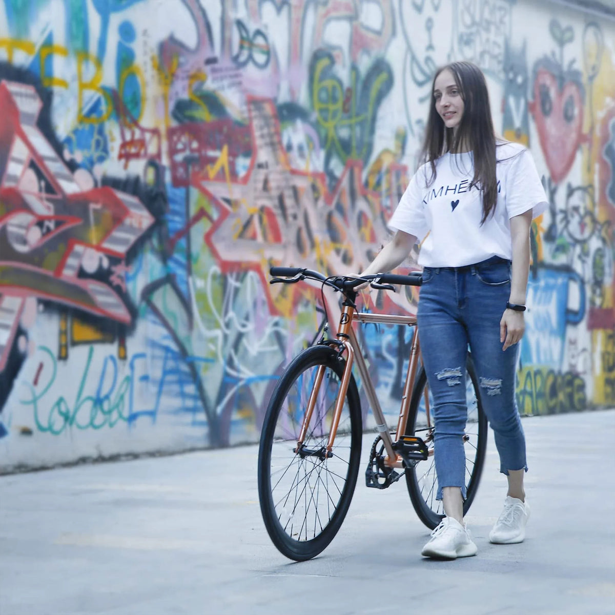 700C Single Speed Fixed Gear Bike M2681