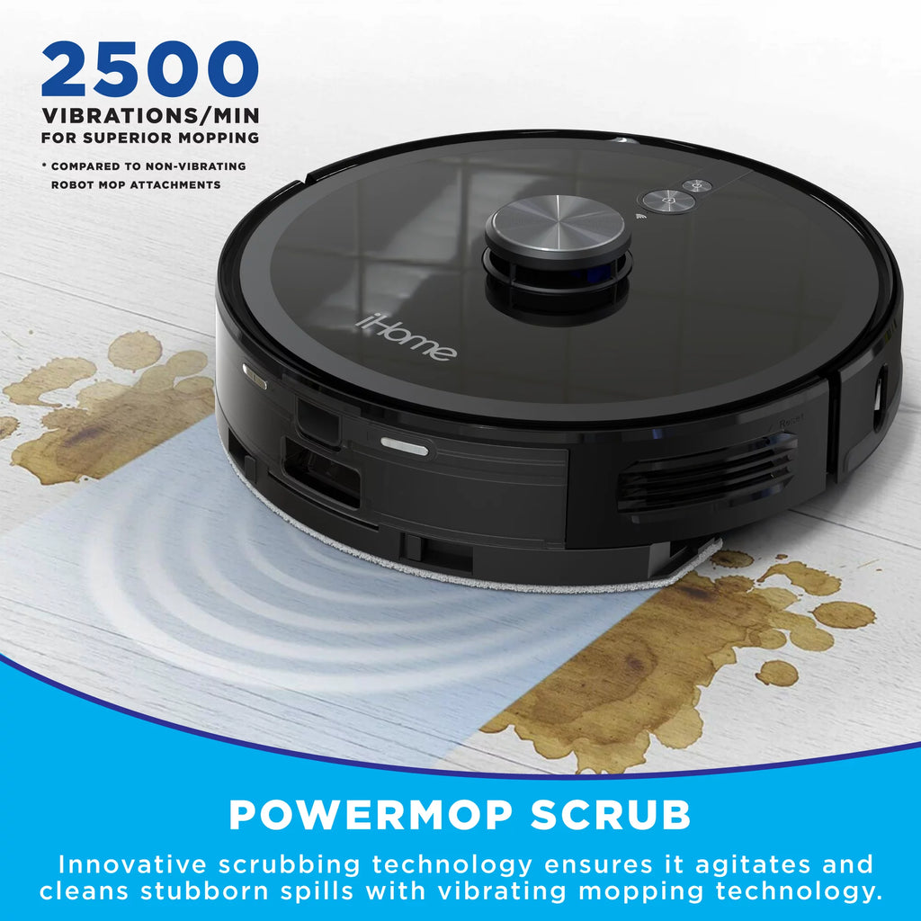 3-in-1 Robot Vacuum with Vibrating Mop Q203