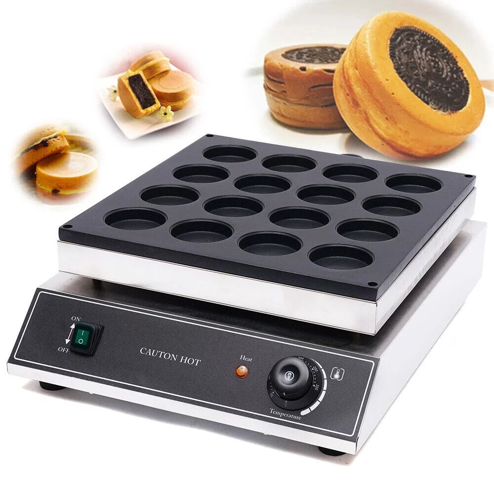 16 Holes Electric Nonstick Waffle Pancake Maker 1700W K393