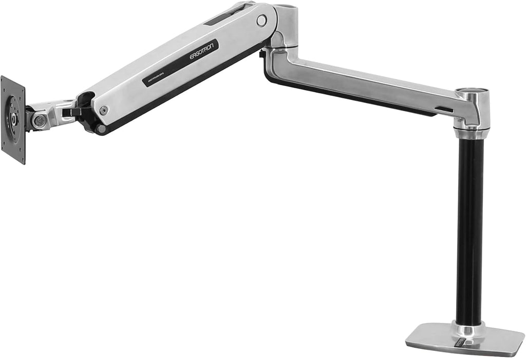 Polished Aluminum Single Monitor Arm D801093