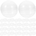 100pcs Clear Plastic Fillable Balls G31458