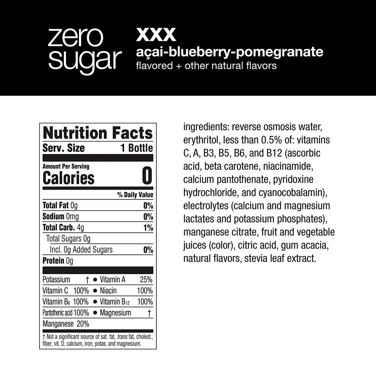3 Flavor Variety Pack Nutrient Enhanced Flavored Water, 20 Fl Oz Bottles (Pack of 12) N9971