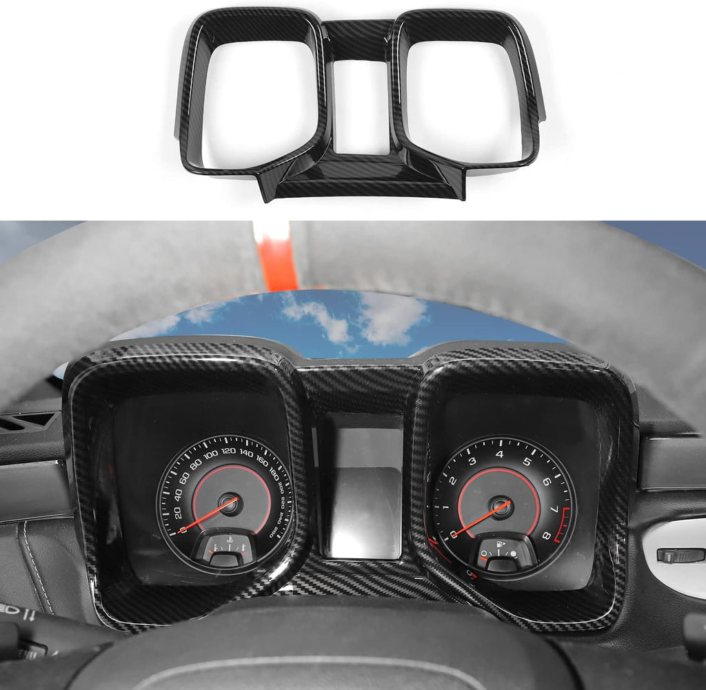 Red Dashboard Cover Panel Trim Decoration Pack of 2 S306