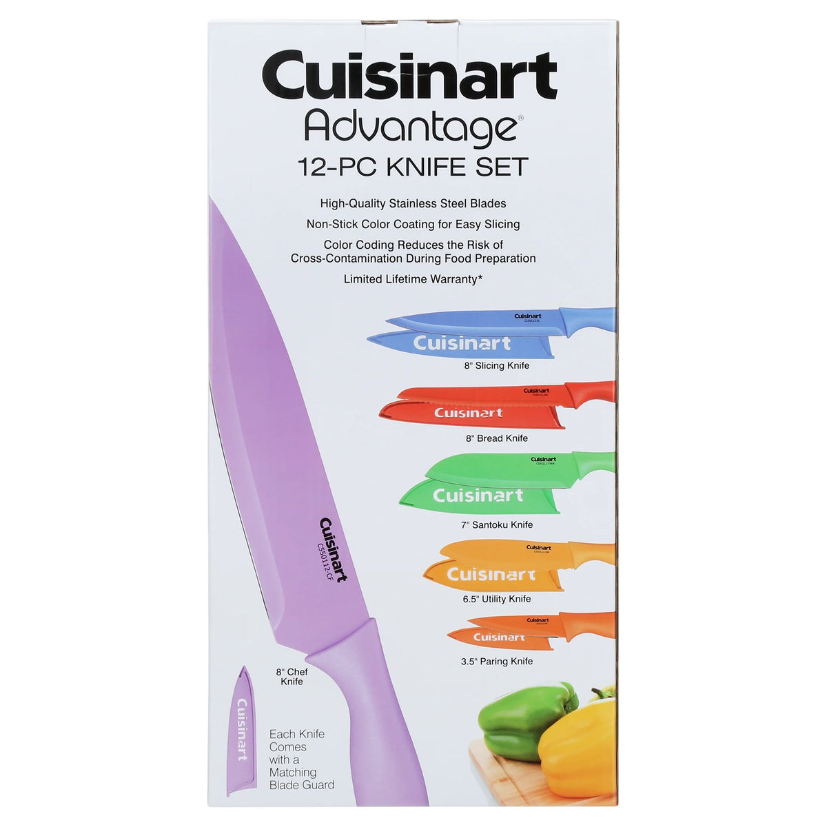 12-Piece Stainless Steel Knives B512