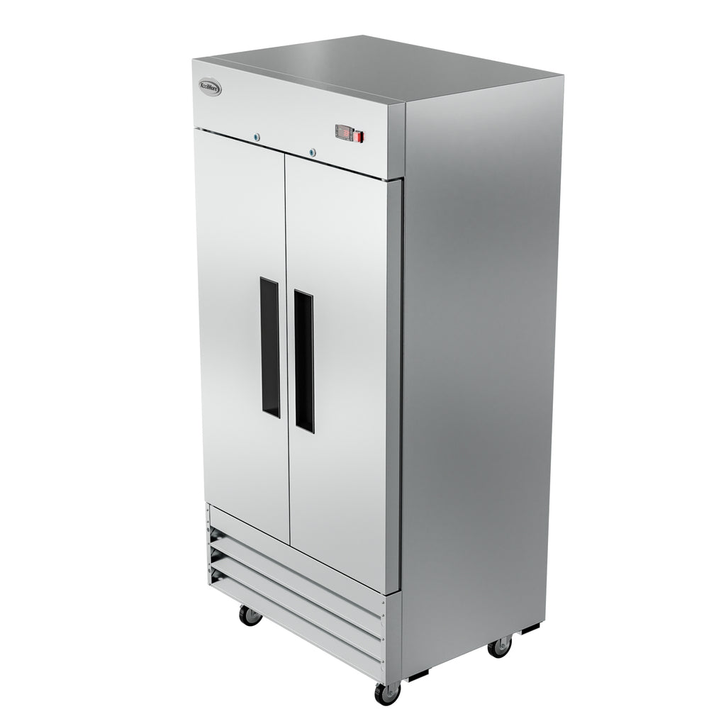 Commercial Stainless Steel 2-Door Reach-In Refrigerator, 35 cu. ft. W983540