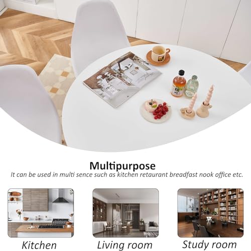42" Faux Wood Round Dining Table O305