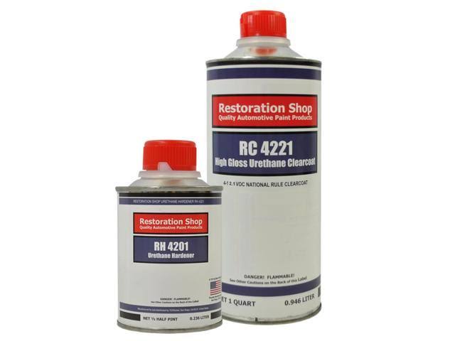 Aquamarine Urethane Basecoat/Clearcoat Car Paint Complete Quart Kit Q671949