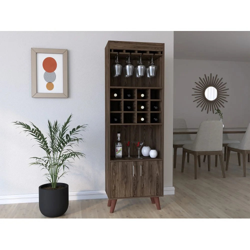 Dark Walnut Bar Cabinet T45724