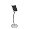 Snap-Frame Sign Holder with Curved Metal Stand X99435