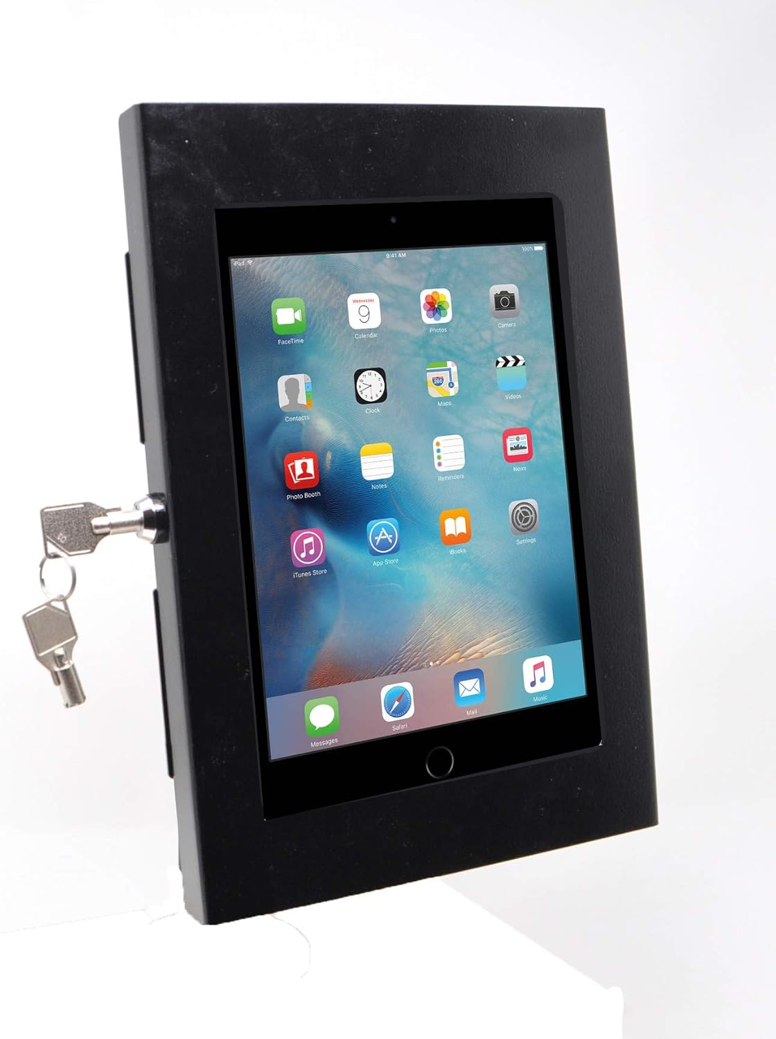 Black Metal Locking Case for iPad Mini 6 8.3 2021 O4350
