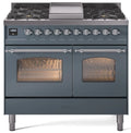Blue Grey Dual Fuel Propane Gas Range J48026