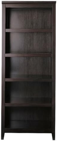 5 Shelf Bookcase, Espresso C8506