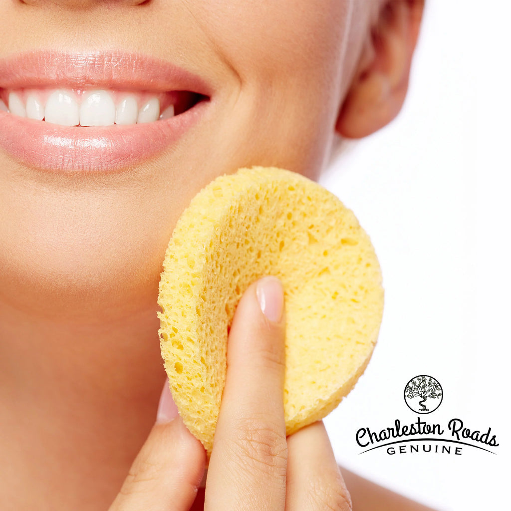 Compressed Cellulose Facial Cleansing Sponge (White, 50) K344486