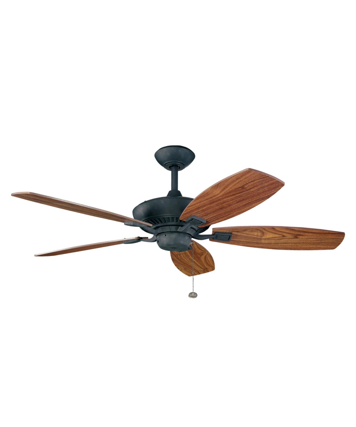 Distressed Black Ceiling Fan Q559