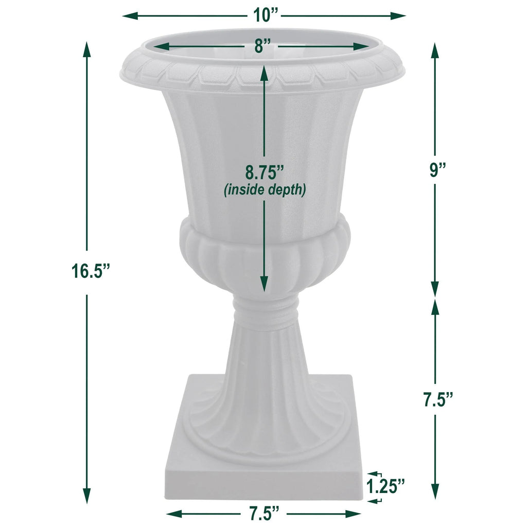 Black Plastic Urn Pack of 2 G9985