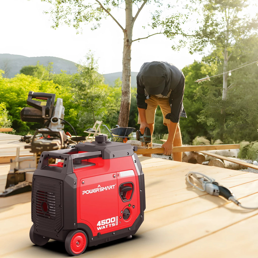 4500W Portable Inverter Gas Generator with Electric Start E358