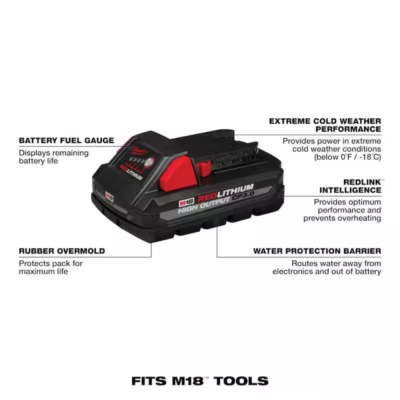 18-Volt Lithium-Ion Brushless Cordless Compact Drill/Impact Combo Kit (2-Tool) with Batteries, Charger and Bag R84562