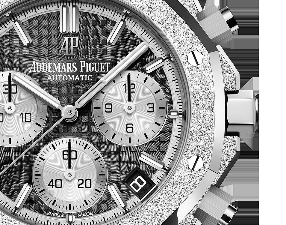 Frosted Gold Chronograph Black Dial 41mm N943