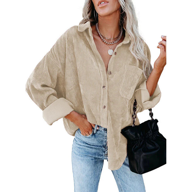 Corduroy Shirt Q847