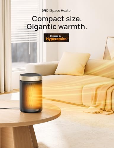 Portable Electric Space Heater with Thermostat and Remote M93953