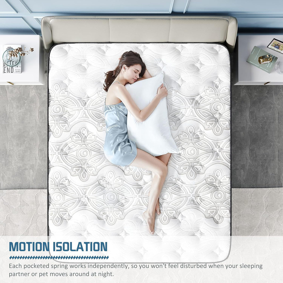 Queen Size Memory Foam Innerspring Hybrid Mattress G74800
