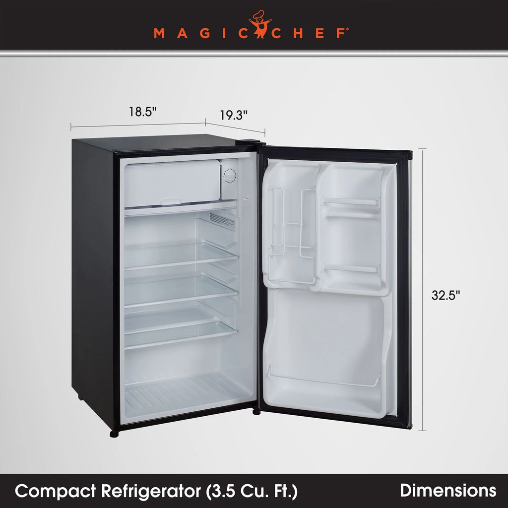 18.5 inch 3.5 Cu. ft. Compact Refrigerator Single Door B918