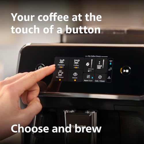 Black Fully Automatic Espresso Machine with Ceramic Grinder J8458