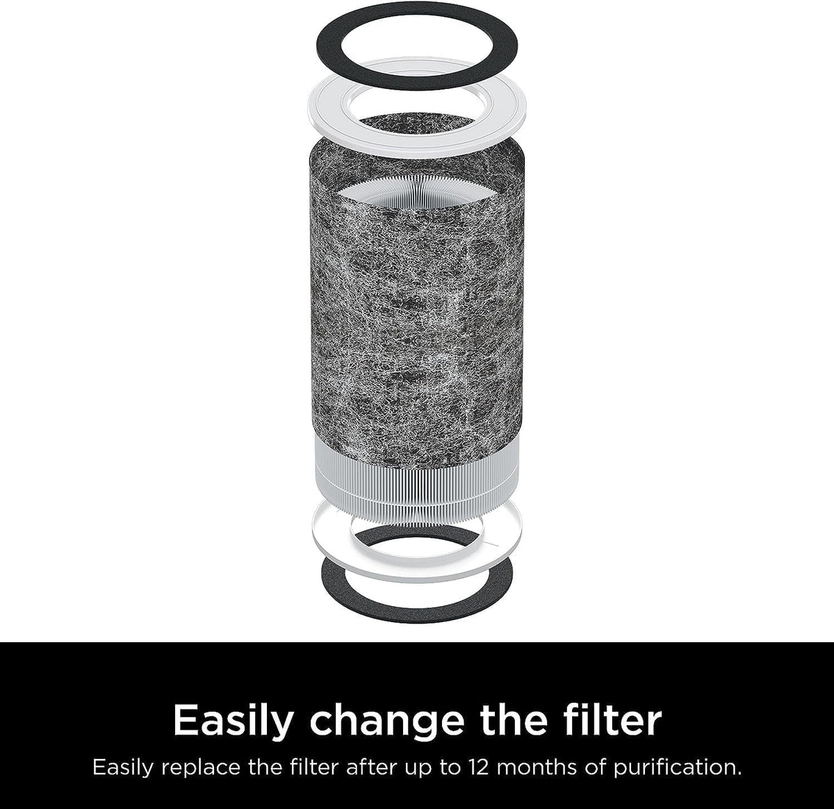 Open Box Air Purifier with HEPA Air Filter W745
