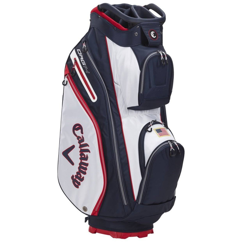 Golf Cart Bag White Navy Flag X693870