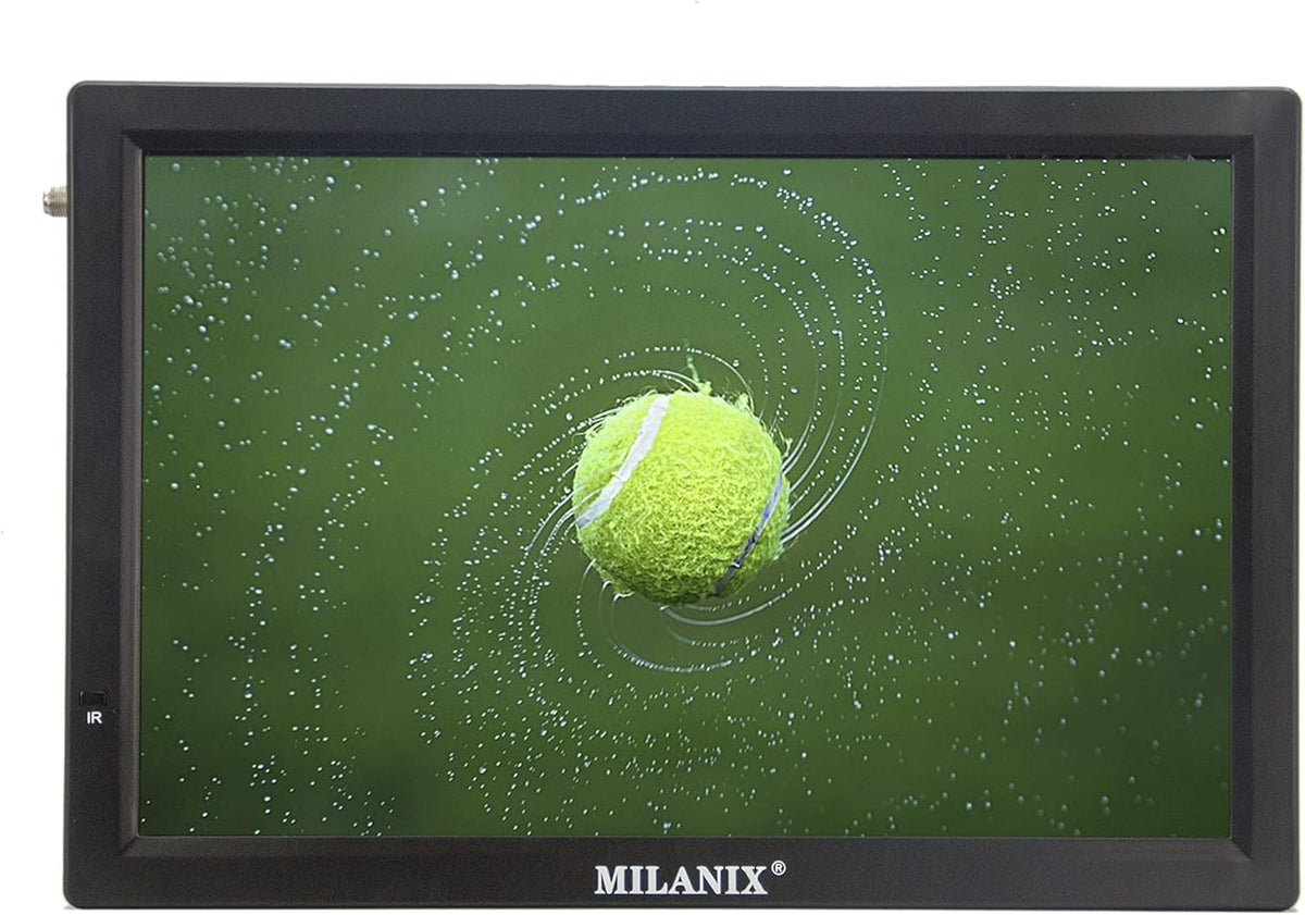 14.1 Portable Widescreen LED TV with HDMI, USB/SD Card Slot, and Remote Control P1195