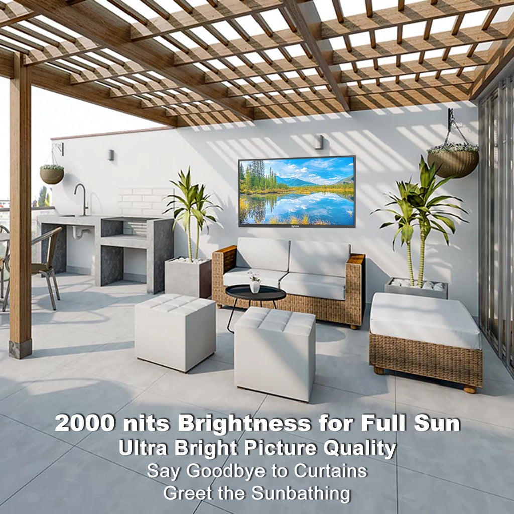 55 inch 2000 Nits 4K UHD IP55 Waterproof Outdoor TV M526
