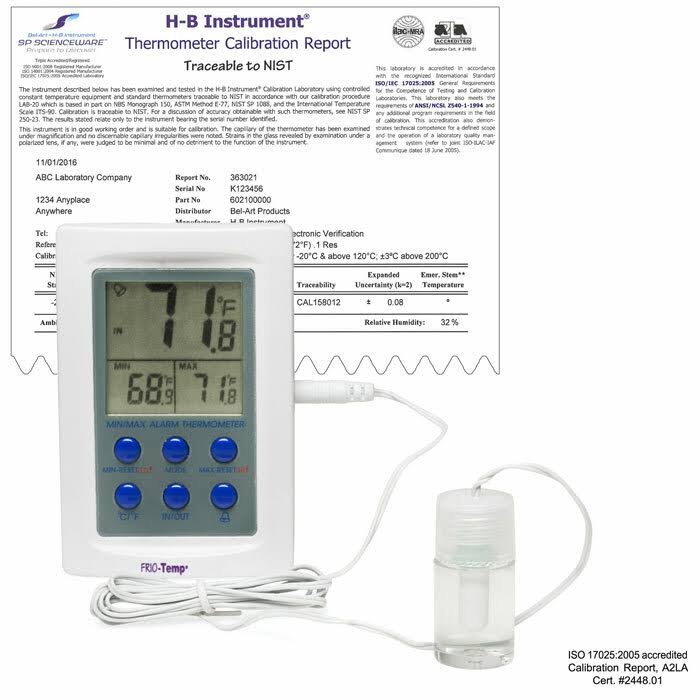Dual Zone Verification Thermometer A539