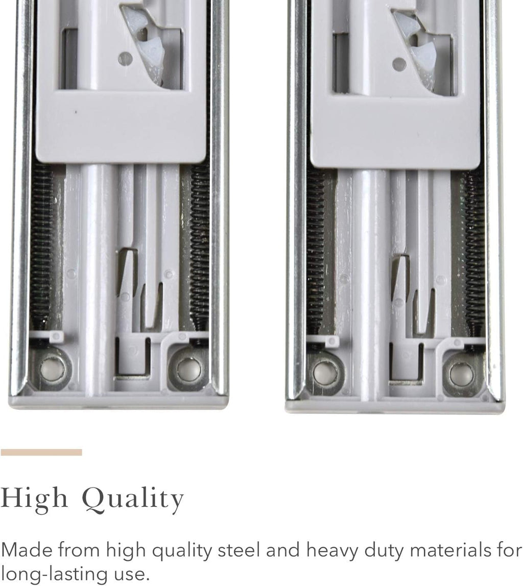 10-Pairs 18 Inch Soft Close Drawer Slides L8631