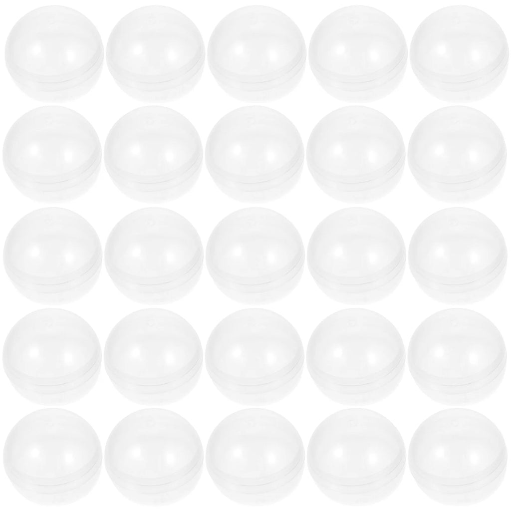 100pcs Clear Plastic Fillable Balls G31458